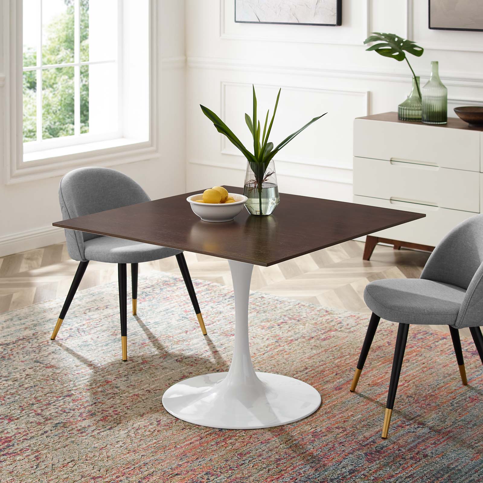 Modway Lippa 40" Square Dining Table - EEI-5177 | Dining Tables | Modishstore - 1