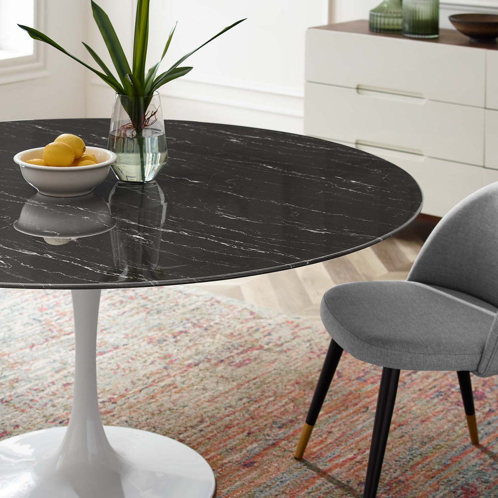 Modway Lippa 60" Artificial Marble Dining Table - EEI-5184 | Dining Tables | Modishstore - 6