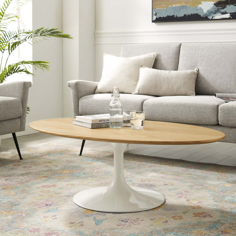 Lippa 48" Oval Coffee Table By Modway - EEI-5190 | Coffee Tables | Modishstore - 1