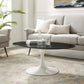 Modway Lippa 42" Oval Artificial Marble Coffee Table | Coffee Tables | Modishstore