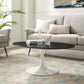 Modway Lippa 42" Oval Artificial Marble Coffee Table - EEI-5192 | Coffee Tables | Modishstore - 1