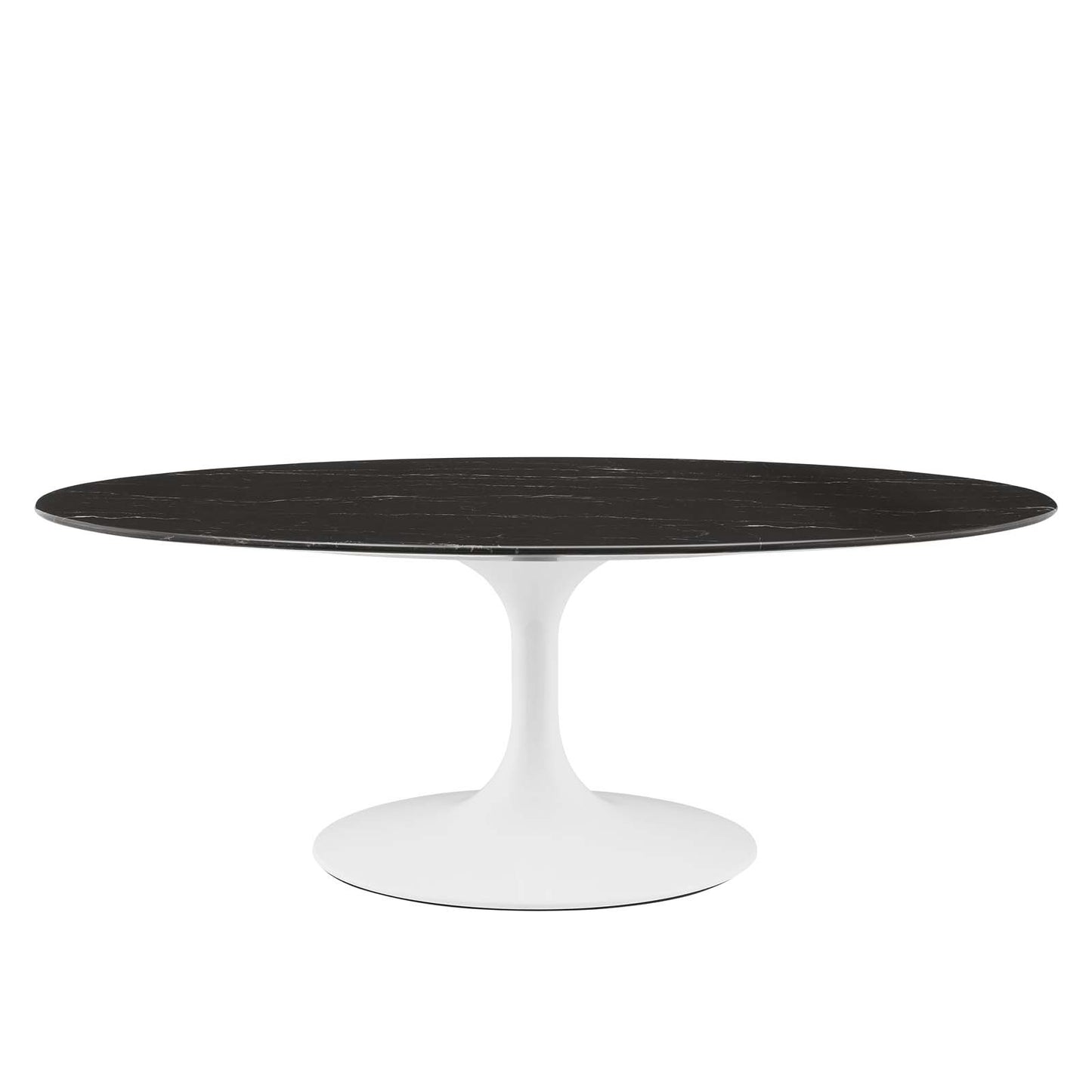 Modway Lippa 48" Oval Artificial Marble Coffee Table | Coffee Tables | Modishstore-2