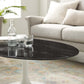 Modway Lippa 48" Oval Artificial Marble Coffee Table - EEI-5193 | Coffee Tables | Modishstore - 6