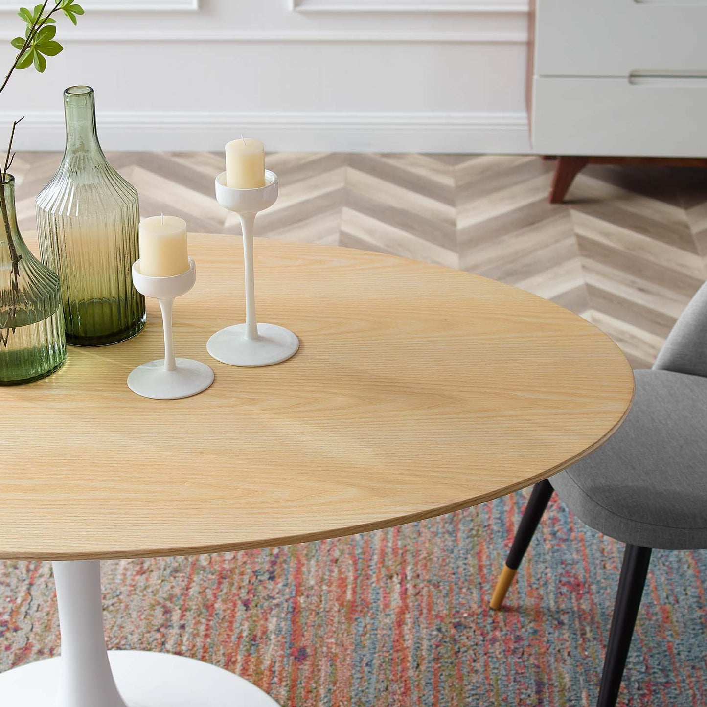 Modway Lippa 60" Oval Dining Table - EEI-5195 | Dining Tables | Modishstore - 7