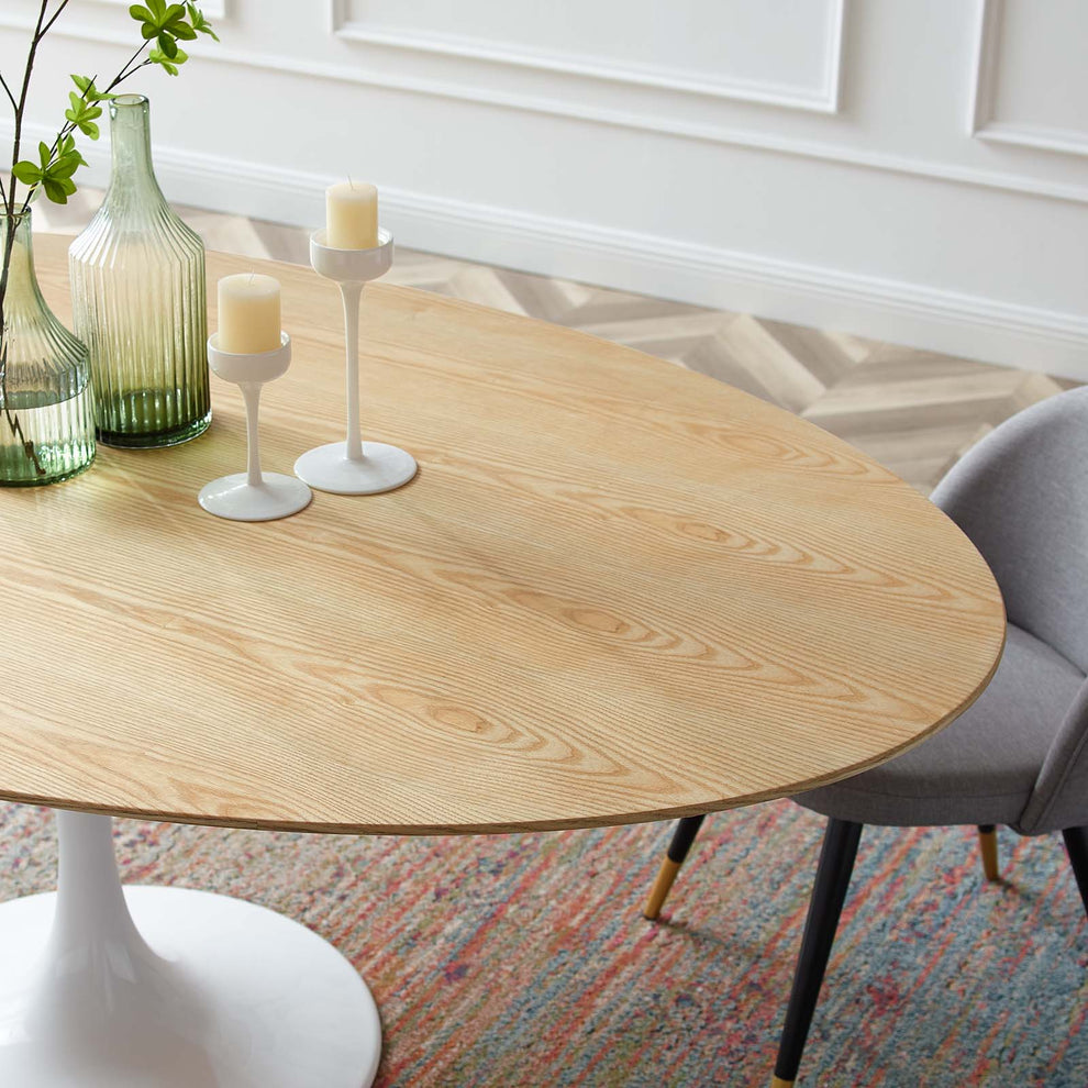 Modway Lippa 78" Oval Dining Table - EEI-5197 | Dining Tables | Modishstore - 6