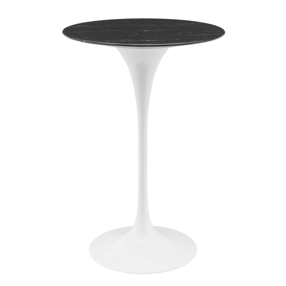 Modway Lippa 28" Artificial Marble Bar Table - EEI-5203 | Bar Tables | Modishstore - 2