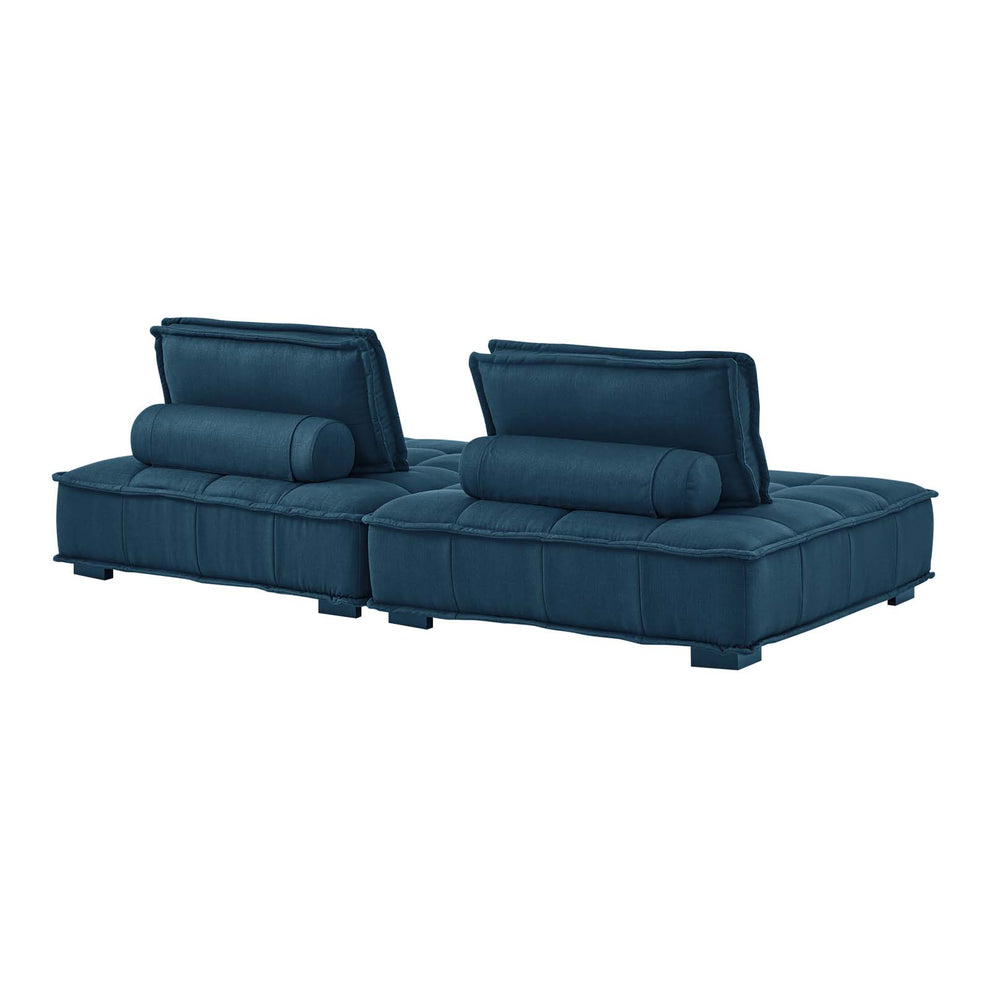 Modway Saunter Tufted Fabric Fabric 2-Piece Loveseat - EEI-5204 | Loveseats | Modishstore - 4
