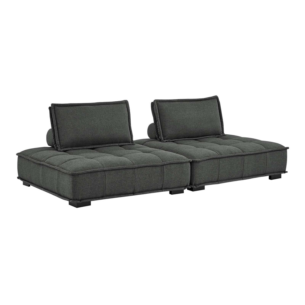 Modway Saunter Tufted Fabric Fabric 2-Piece Loveseat - EEI-5204 | Loveseats | Modishstore - 10