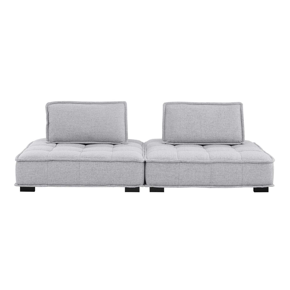 Modway Saunter Tufted Fabric Fabric 2-Piece Loveseat - EEI-5204 | Loveseats | Modishstore - 15