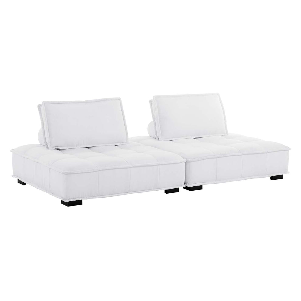 Modway Saunter Tufted Fabric Fabric 2-Piece Loveseat - EEI-5204 | Loveseats | Modishstore - 19
