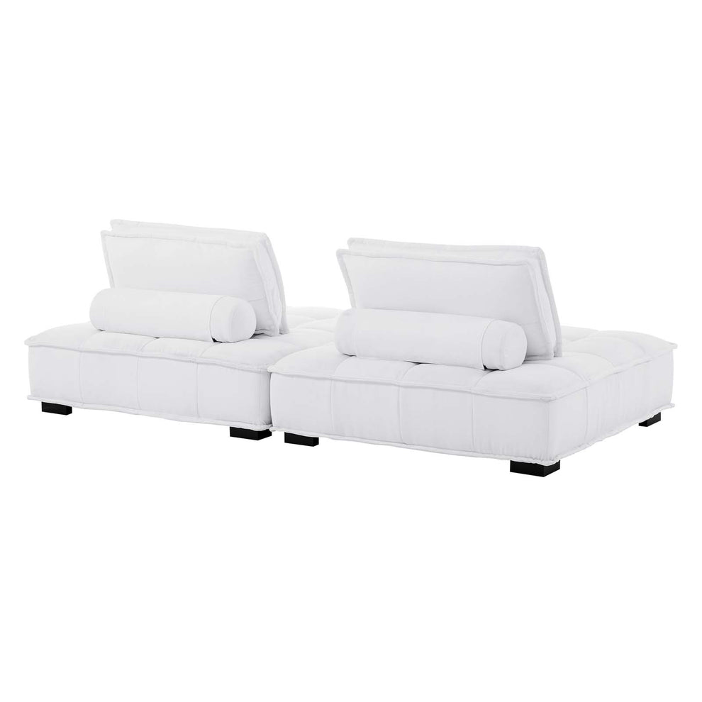 Modway Saunter Tufted Fabric Fabric 2-Piece Loveseat - EEI-5204 | Loveseats | Modishstore - 18