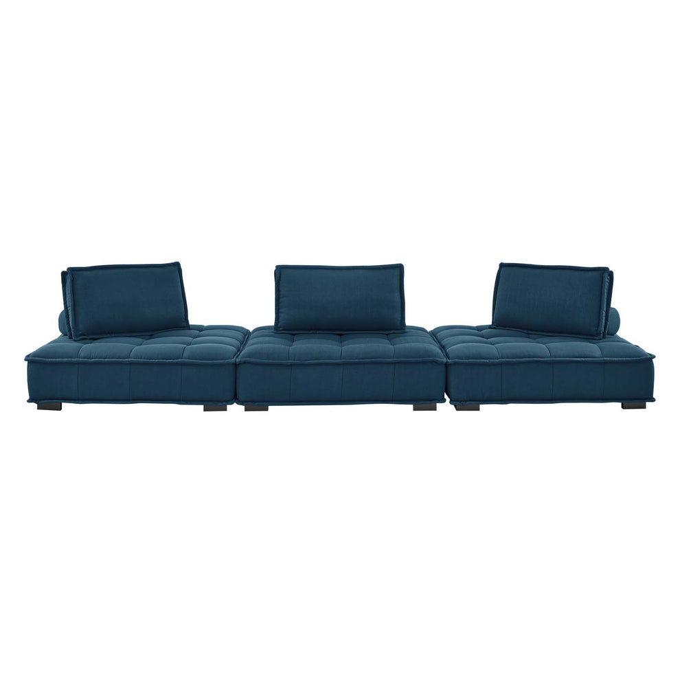 Modway Saunter Tufted Fabric Fabric 3-Piece Sofa - EEI-5206 | Sofas | Modishstore - 3