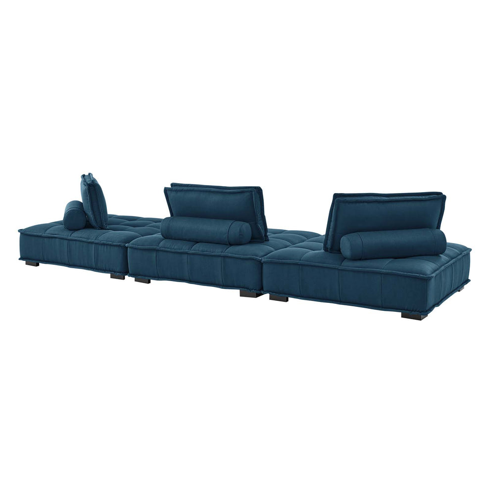 Modway Saunter Tufted Fabric Fabric 3-Piece Sofa - EEI-5206 | Sofas | Modishstore - 4