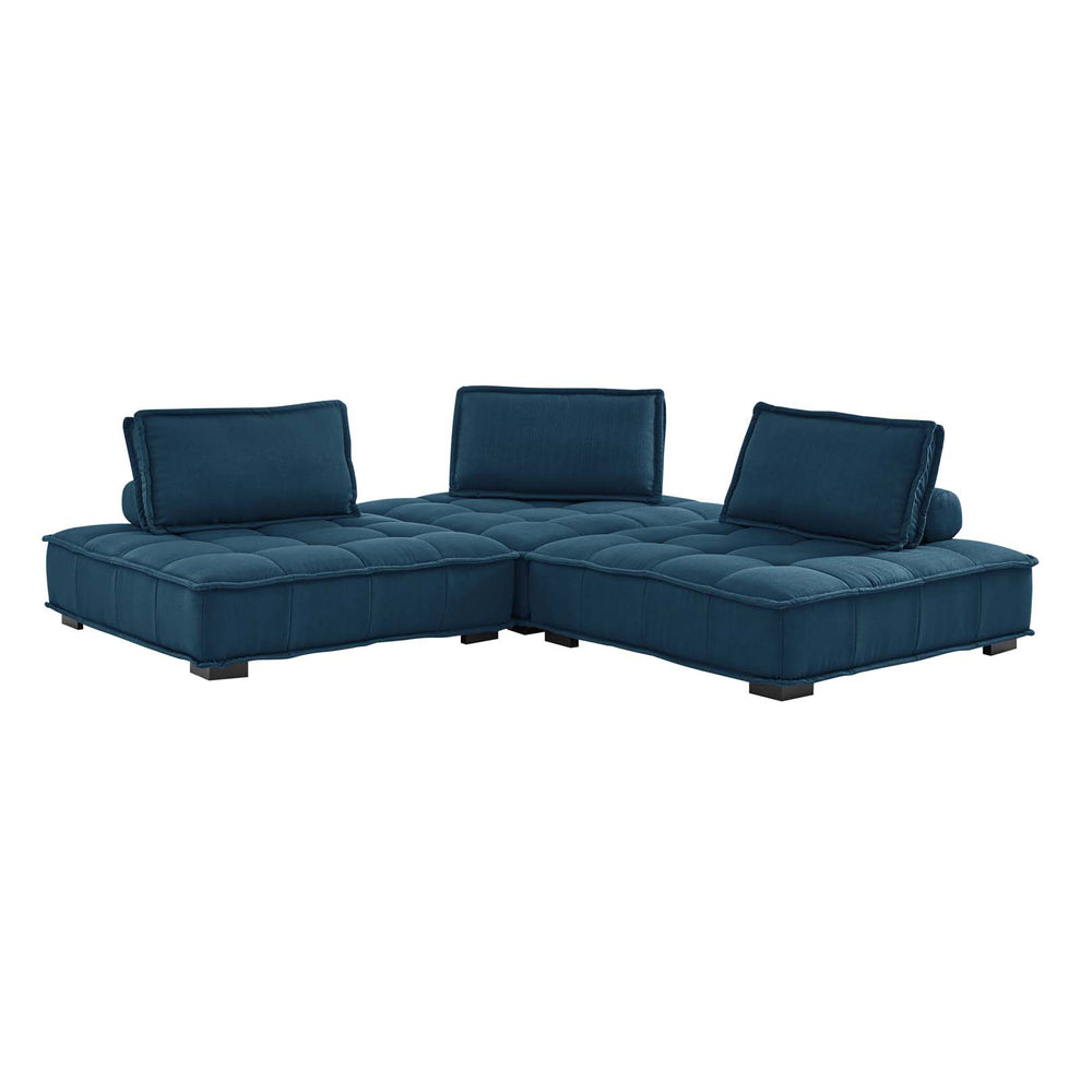 Modway Saunter Tufted Fabric Fabric 3-Piece Sofa - EEI-5206 | Sofas | Modishstore - 5