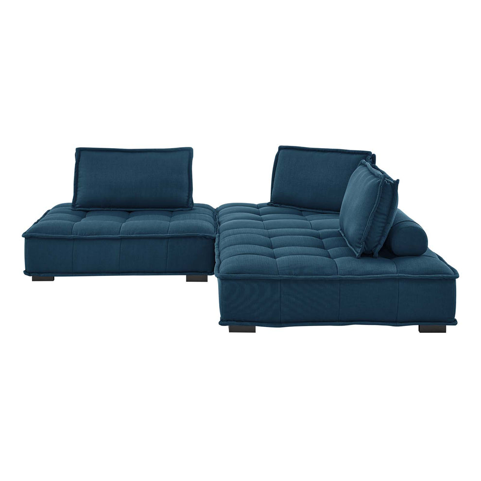Modway Saunter Tufted Fabric Fabric 3-Piece Sofa - EEI-5206 | Sofas | Modishstore - 6