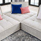 Modway Saunter Tufted Fabric Fabric 3-Piece Sofa | Sofas | Modishstore-16