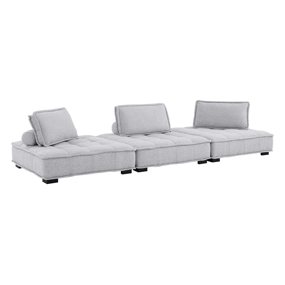 Modway Saunter Tufted Fabric Fabric 3-Piece Sofa - EEI-5206 | Sofas | Modishstore - 26