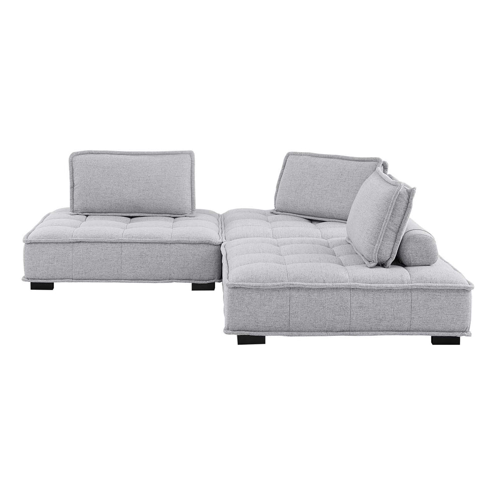 Modway Saunter Tufted Fabric Fabric 3-Piece Sofa - EEI-5206 | Sofas | Modishstore - 30