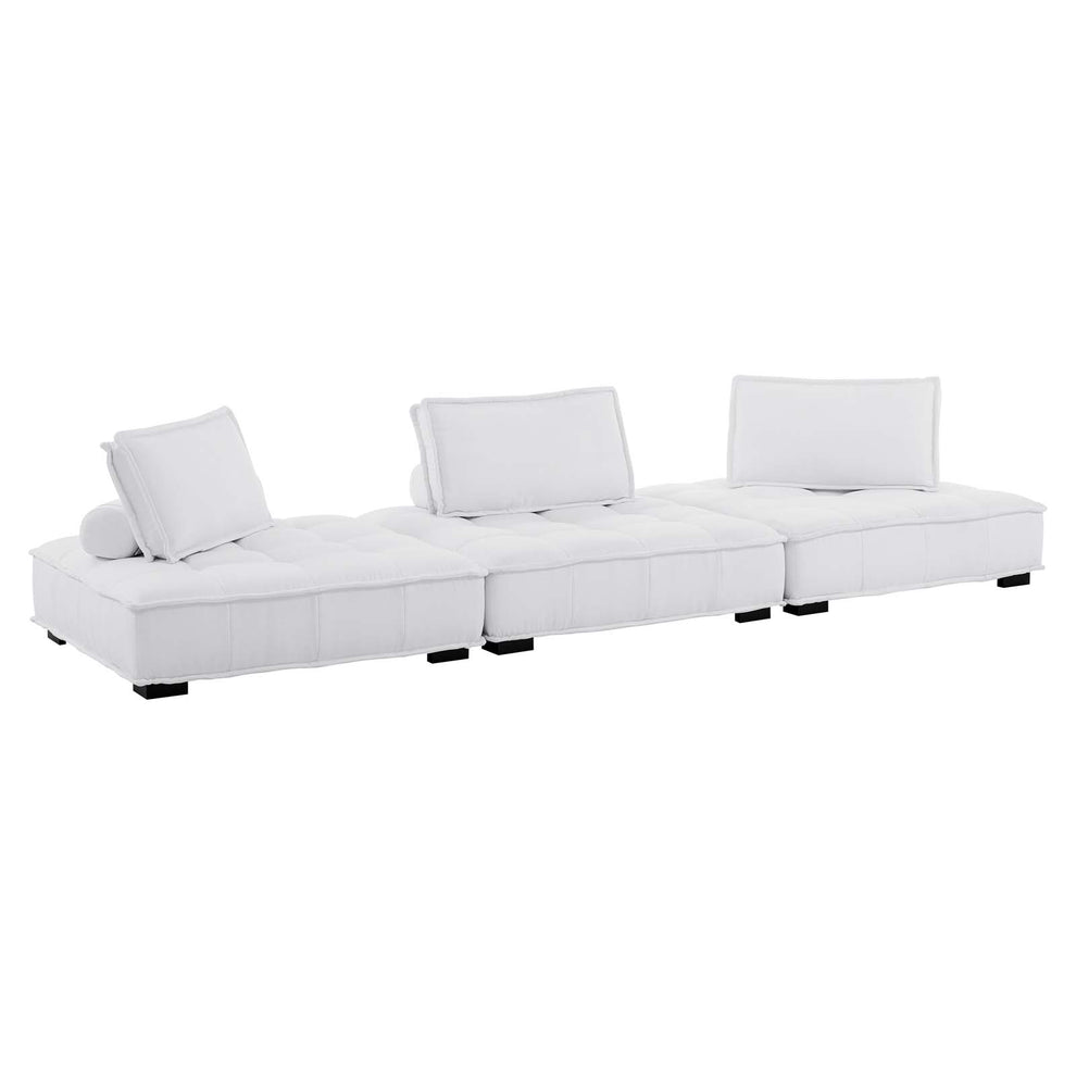 Modway Saunter Tufted Fabric Fabric 3-Piece Sofa - EEI-5206 | Sofas | Modishstore - 33