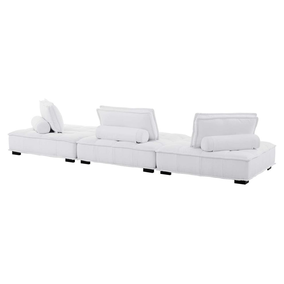 Modway Saunter Tufted Fabric Fabric 3-Piece Sofa - EEI-5206 | Sofas | Modishstore - 35