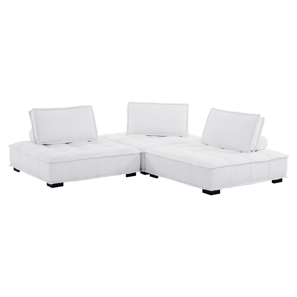 Modway Saunter Tufted Fabric Fabric 3-Piece Sofa - EEI-5206 | Sofas | Modishstore - 36