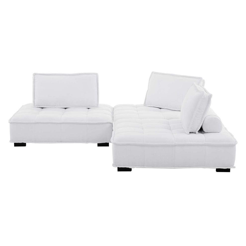 Modway Saunter Tufted Fabric Fabric 3-Piece Sofa - EEI-5206 | Sofas | Modishstore - 37