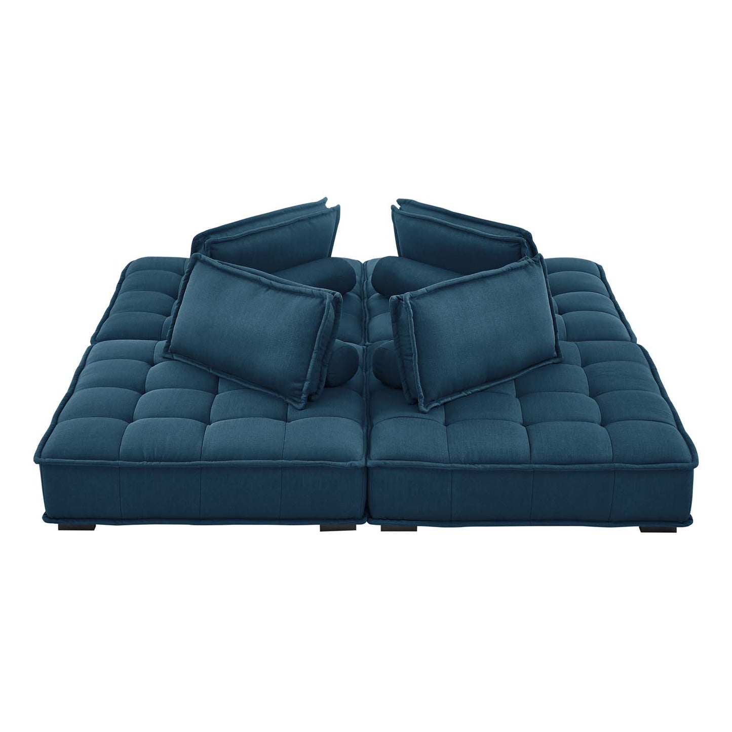 Modway Saunter Tufted Fabric Fabric 4-Piece Sectional Sofa | Sofas | Modishstore-7