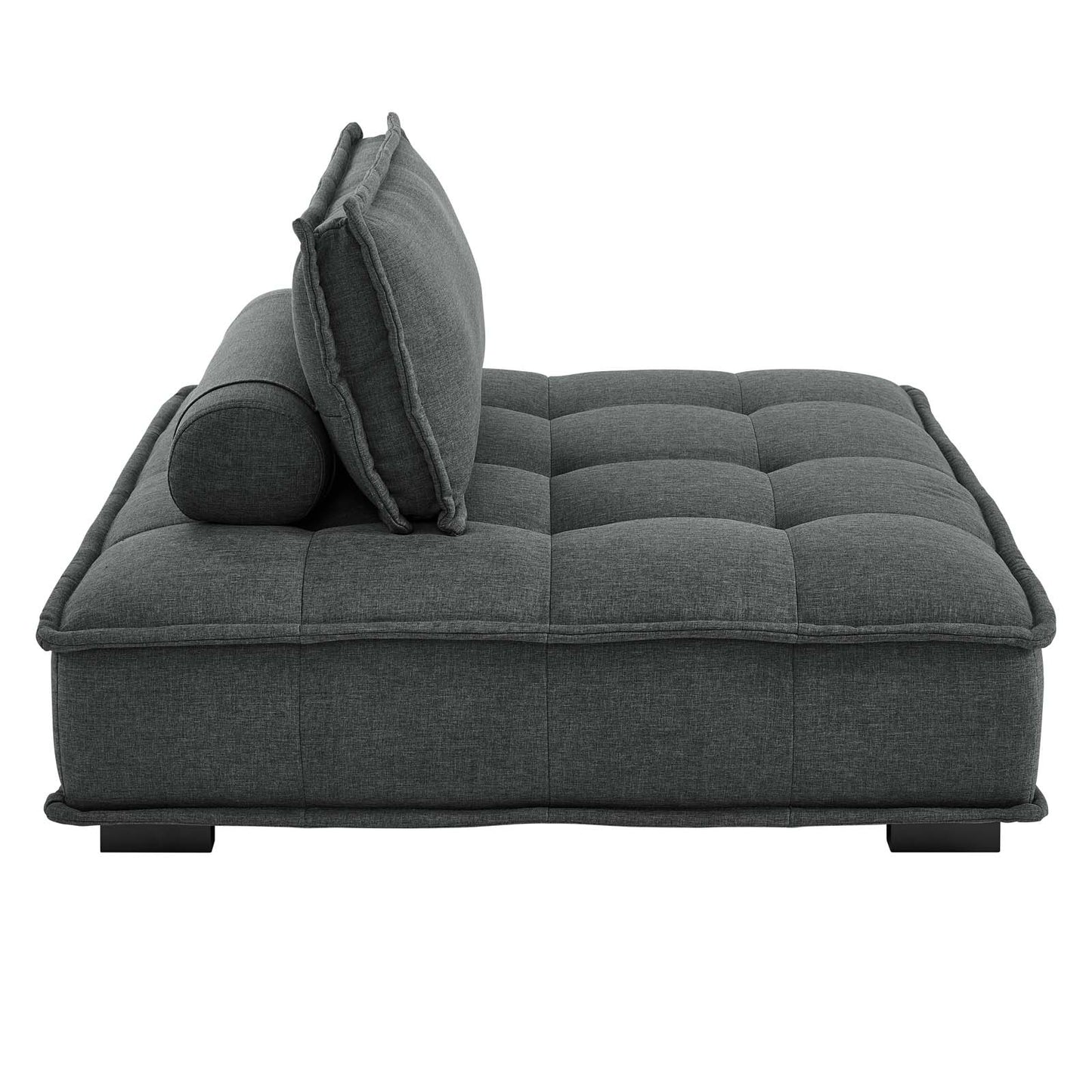 Modway Saunter Tufted Fabric Fabric 4-Piece Sectional Sofa | Sofas | Modishstore-21