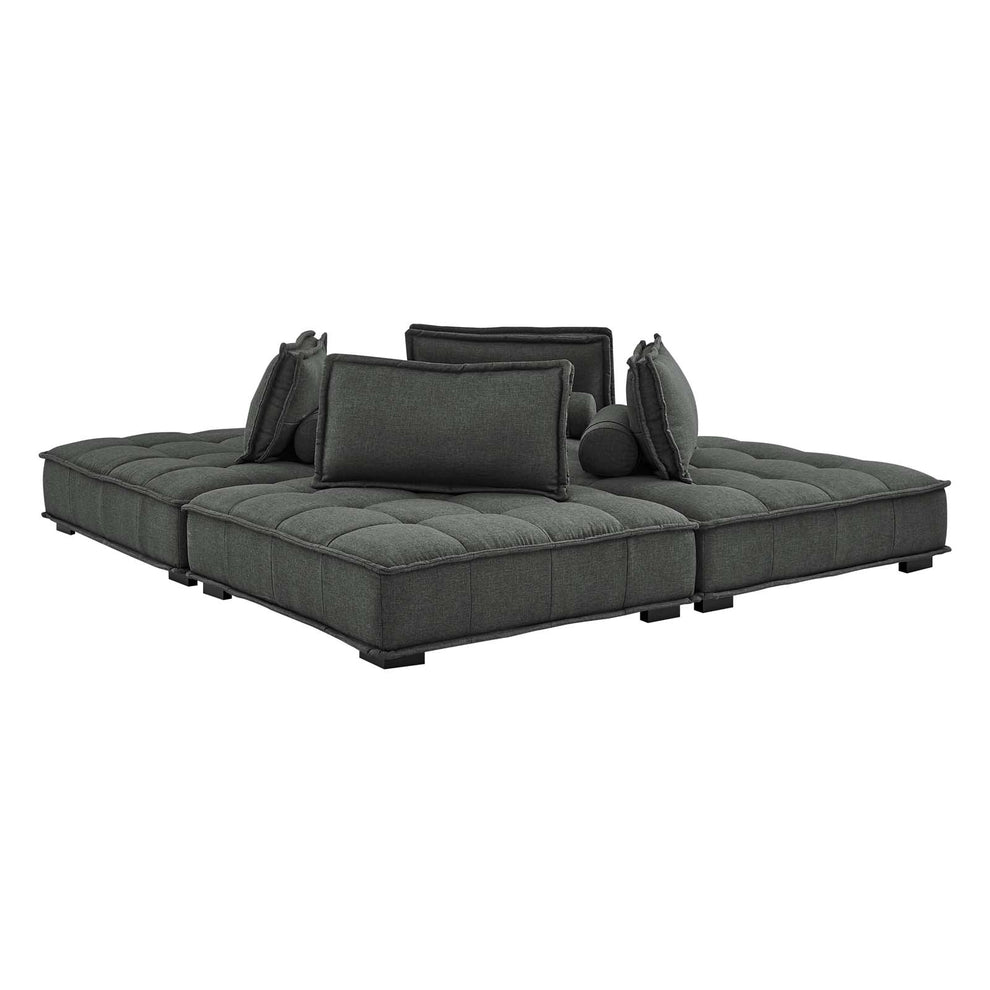 Modway Saunter Tufted Fabric Fabric 4-Piece Sectional Sofa - EEI-5208 | Sectional | Modishstore - 22
