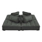 Modway Saunter Tufted Fabric Fabric 4-Piece Sectional Sofa | Sofas | Modishstore-23