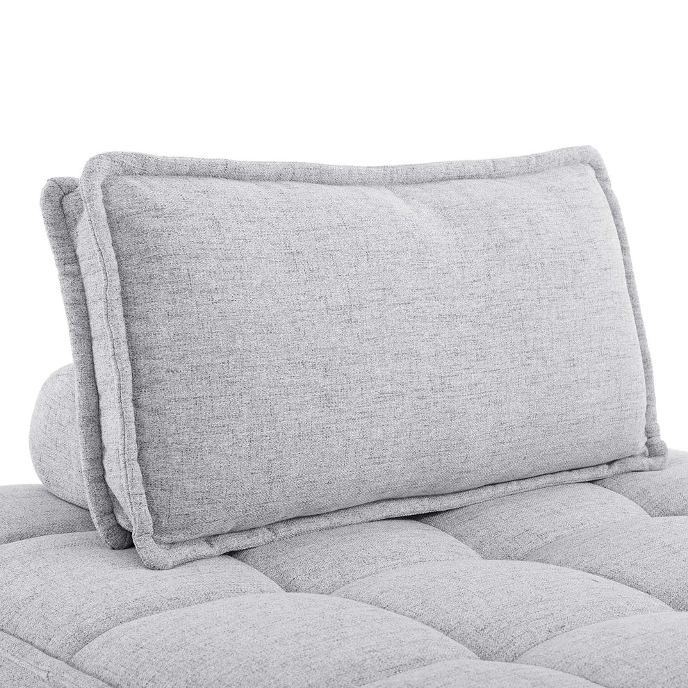 Modway Saunter Tufted Fabric Fabric 4-Piece Sectional Sofa - EEI-5208 | Sectional | Modishstore - 32