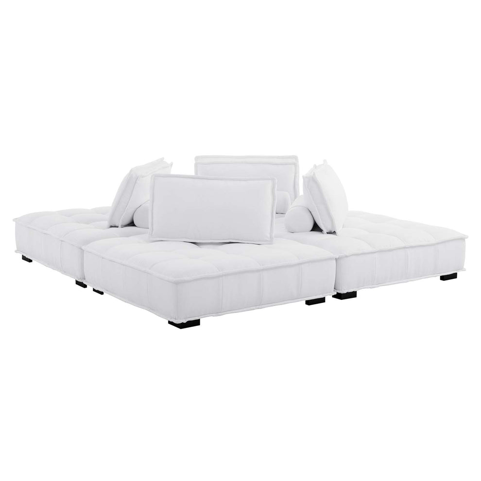 Modway Saunter Tufted Fabric Fabric 4-Piece Sectional Sofa - EEI-5208 | Sectional | Modishstore - 38