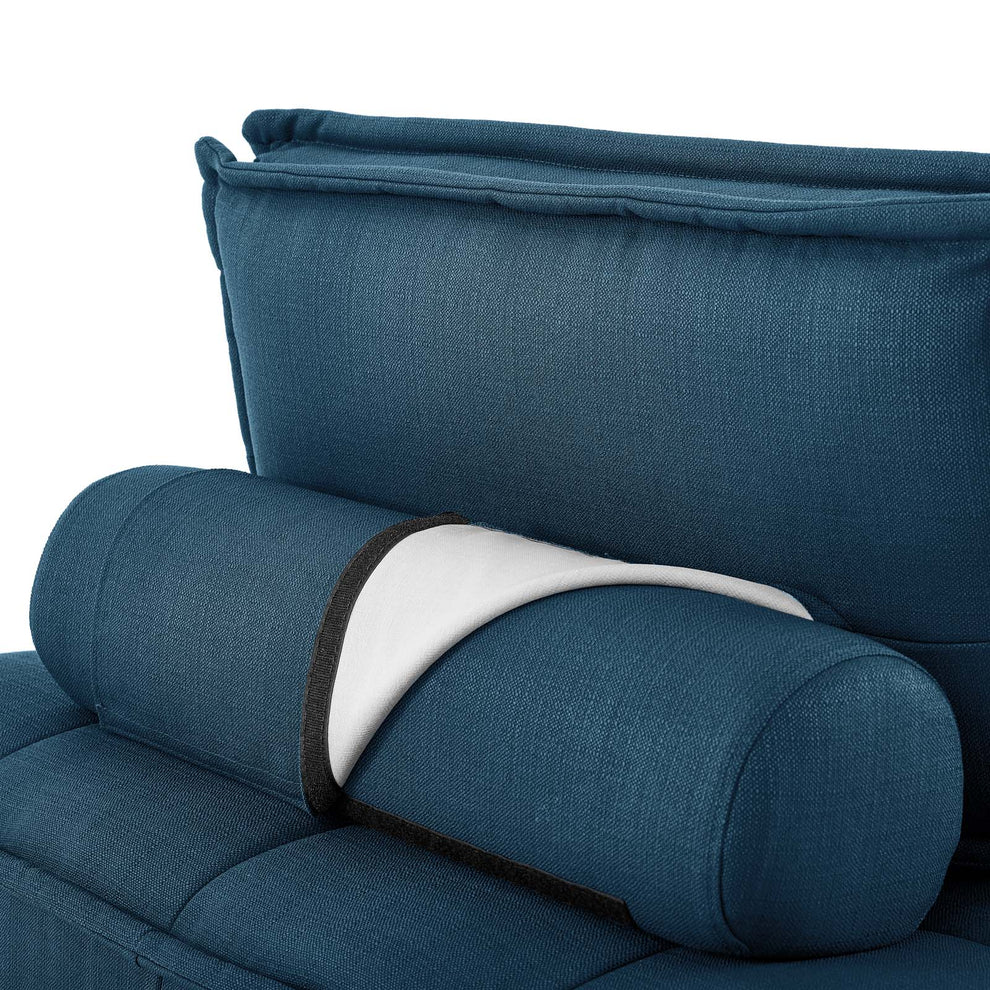 Modway Saunter Tufted Fabric Fabric 5-Piece Sectional Sofa - EEI-5210 | Sectional | Modishstore - 6
