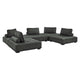 Modway Saunter Tufted Fabric Fabric 5-Piece Sectional Sofa | Sofas | Modishstore-15
