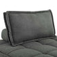 Modway Saunter Tufted Fabric Fabric 5-Piece Sectional Sofa | Sofas | Modishstore-19