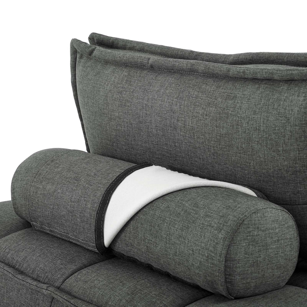 Modway Saunter Tufted Fabric Fabric 5-Piece Sectional Sofa - EEI-5210 | Sectional | Modishstore - 20