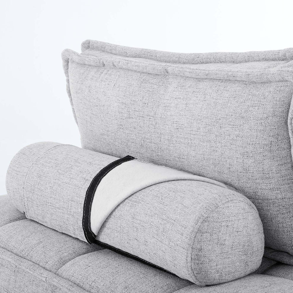 Modway Saunter Tufted Fabric Fabric 5-Piece Sectional Sofa - EEI-5210 | Sectional | Modishstore - 27