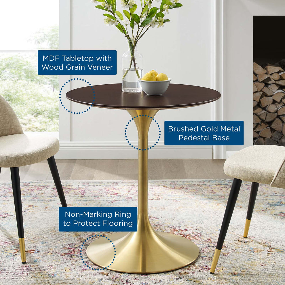Modway Lippa 28" Wood Dining Table - EEI-5212 | Dining Tables | Modishstore - 5
