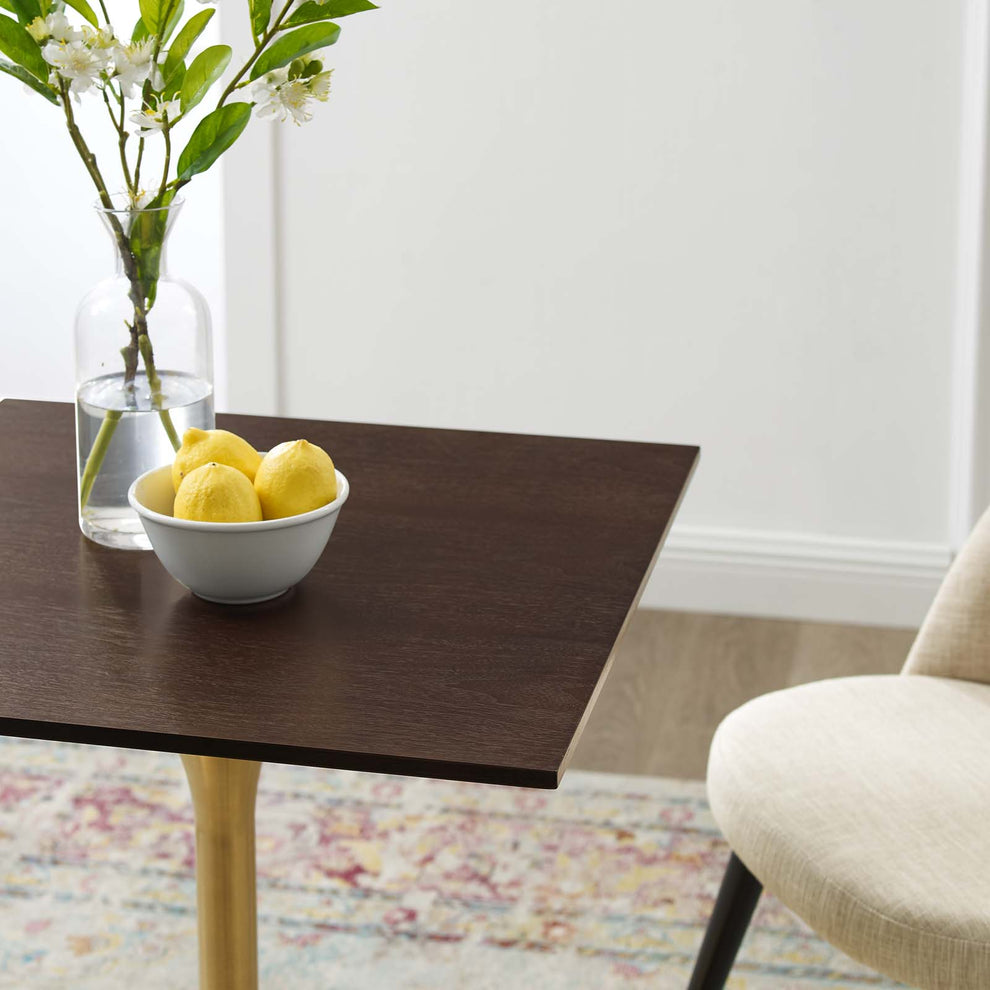 Modway Lippa 24" Square Wood Dining Table - EEI-5218 | Dining Tables | Modishstore - 6