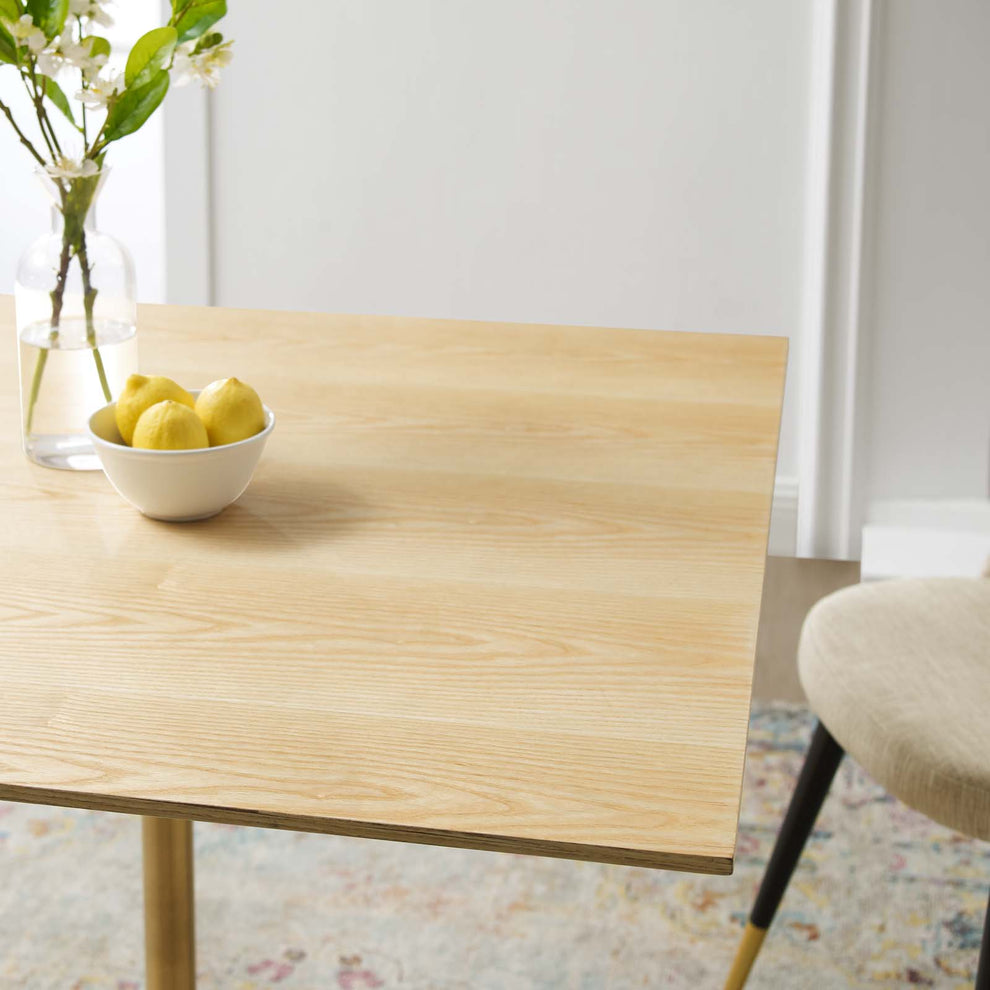 Modway Lippa 36" Square Wood Dining Table - EEI-5223 | Dining Tables | Modishstore - 6