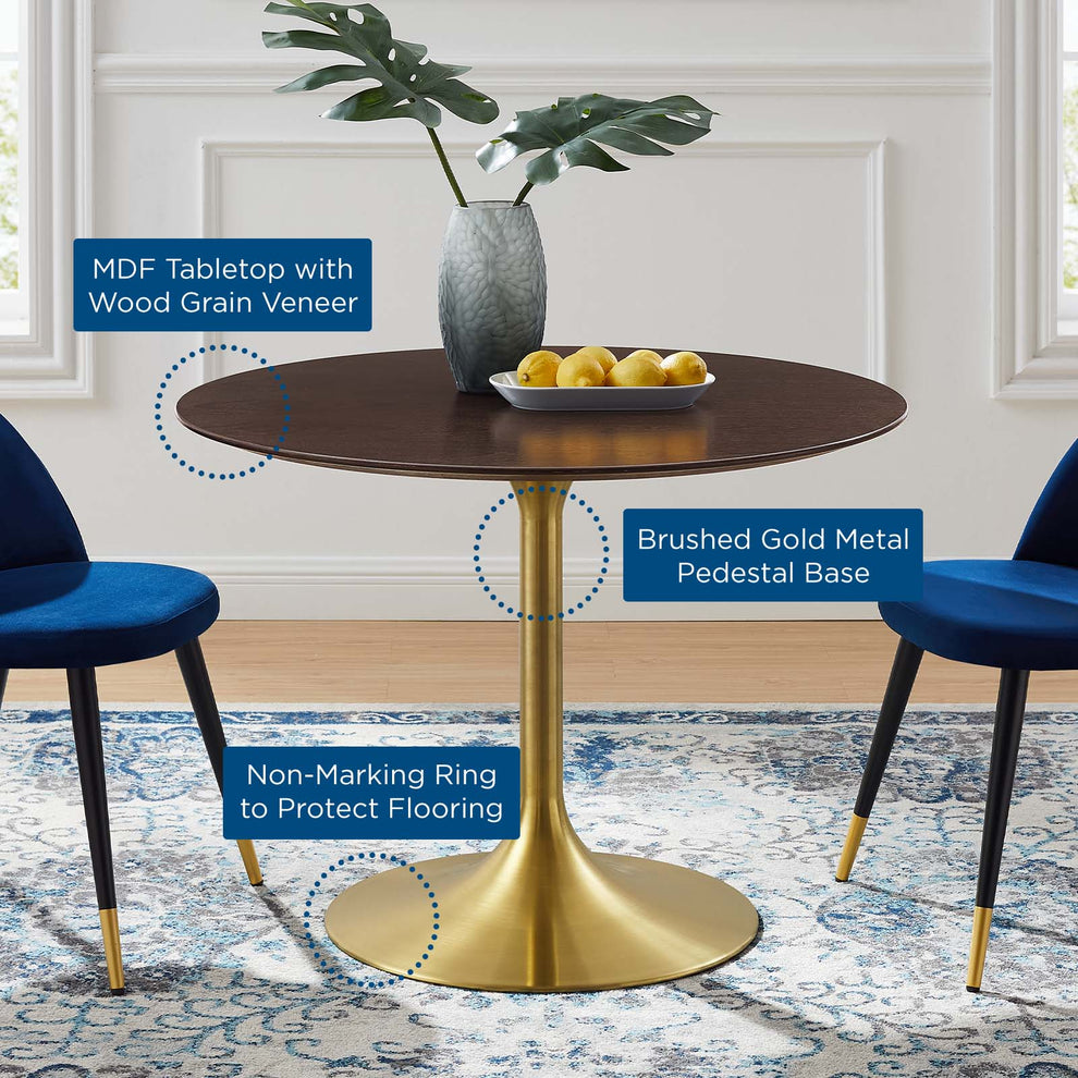 Modway Lippa 40" Wood Dining Table - EEI-5228 | Dining Tables | Modishstore - 5
