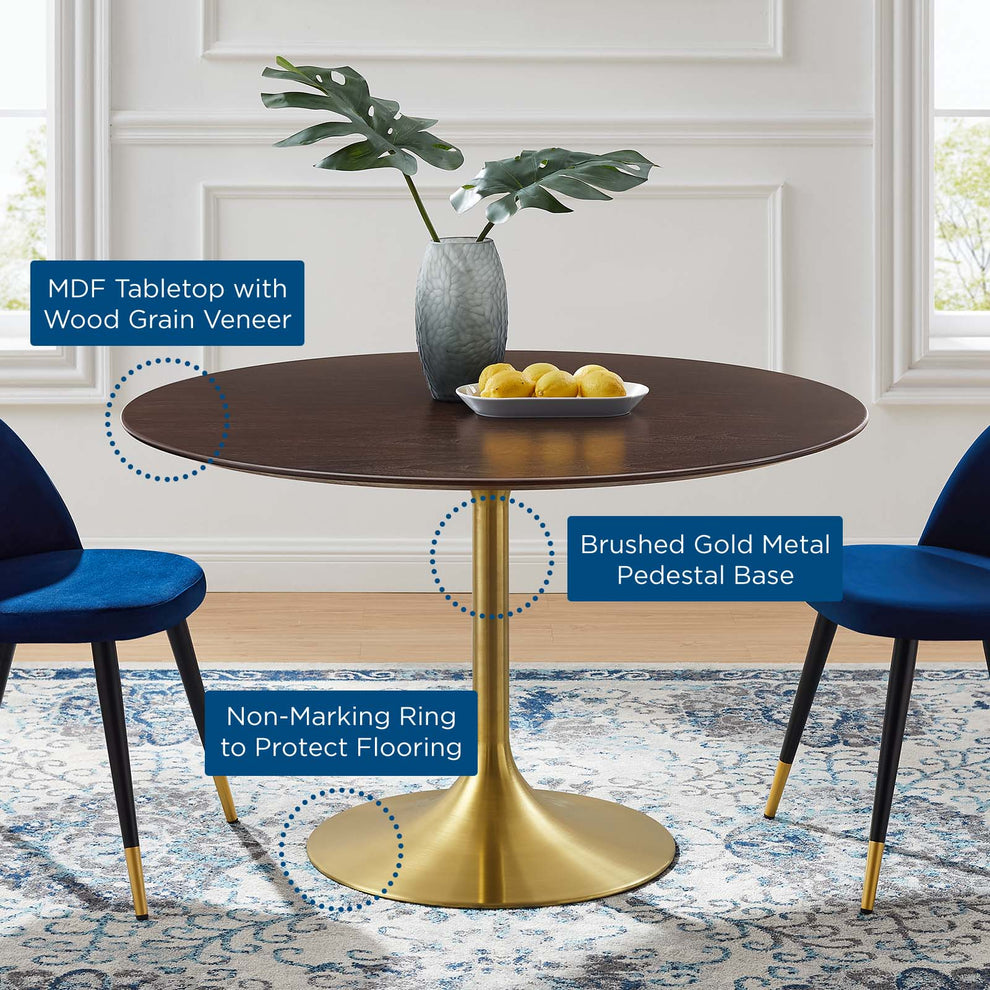 Modway Lippa 47" Wood Dining Table - EEI-5230 | Dining Tables | Modishstore - 5