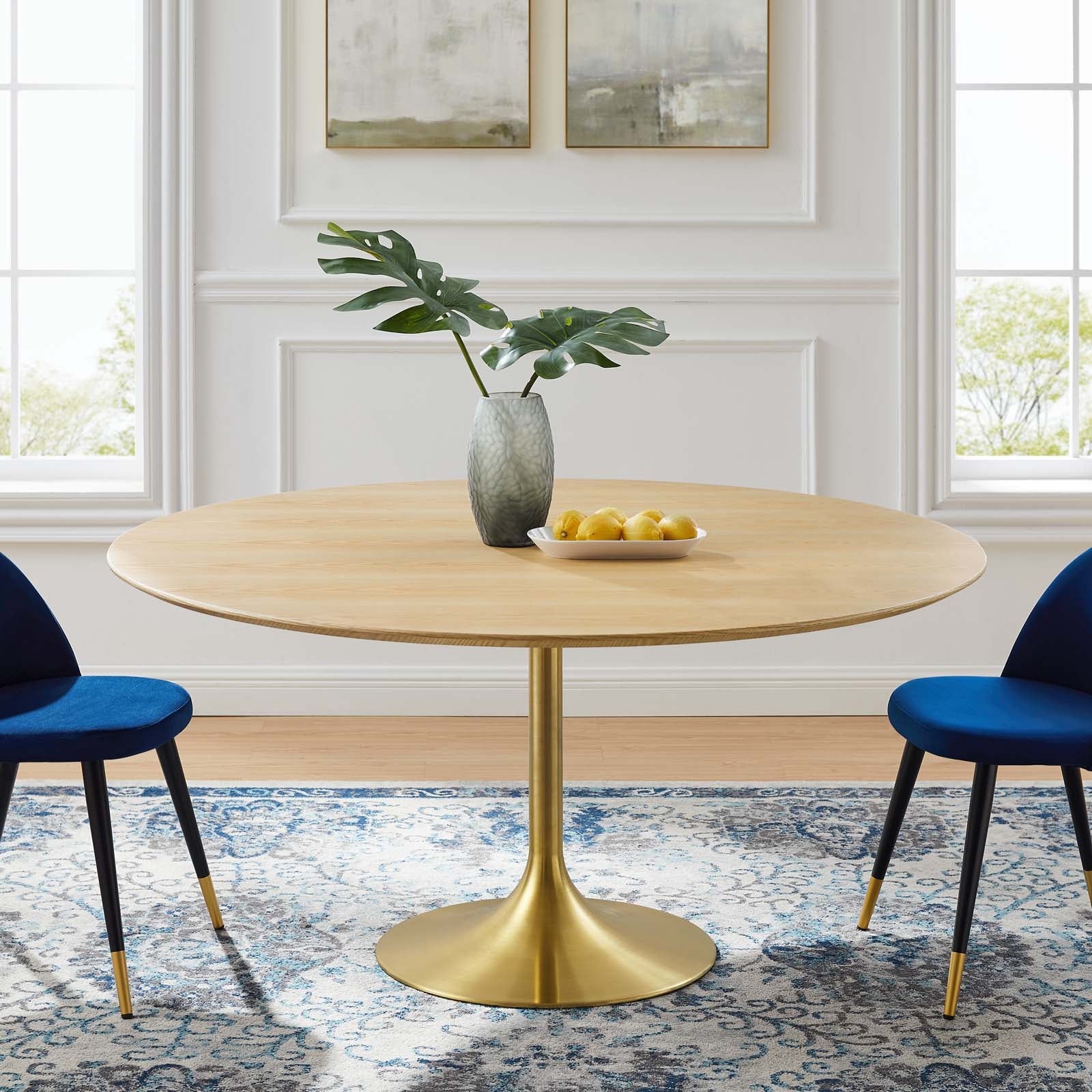 Modway Lippa 60" Wood Dining Table - EEI-5233 | Dining Tables | Modishstore - 1