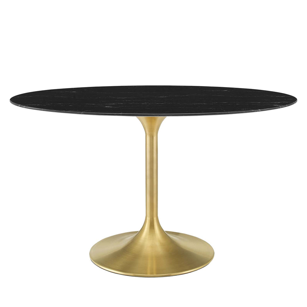 Lippa 54" Oval Artificial Marble Dining Table By Modway - EEI-5242 | Dining Tables | Modishstore - 2