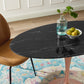Lippa 48" Oval Artificial Marble Dining Table By Modway - EEI-5260 | Dining Tables | Modishstore - 6