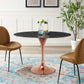 Lippa 48" Oval Artificial Marble Dining Table By Modway - EEI-5260 | Dining Tables | Modishstore - 1