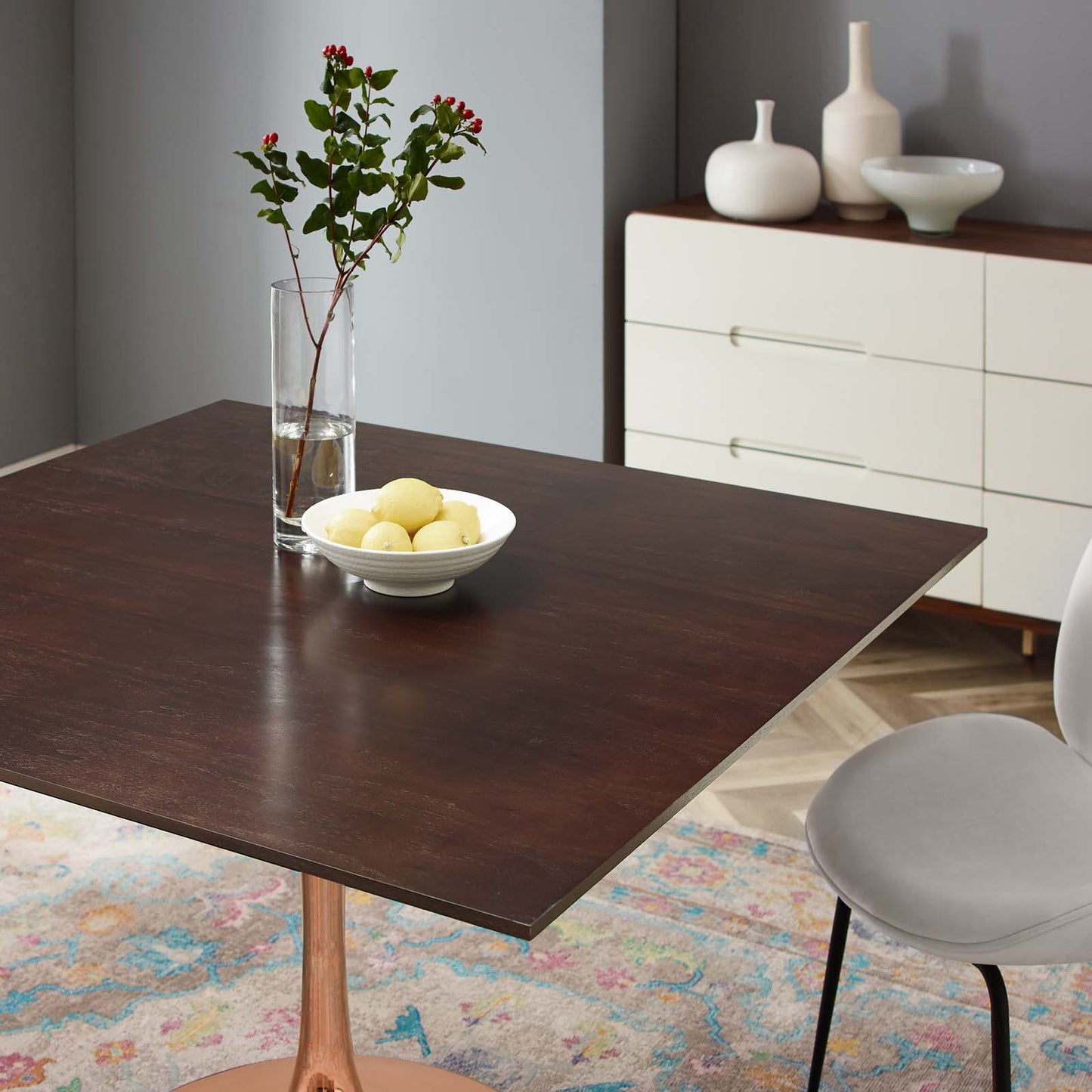Lippa 47" Square Wood Dining Table By Modway - EEI-5269 | Dining Tables | Modishstore - 6