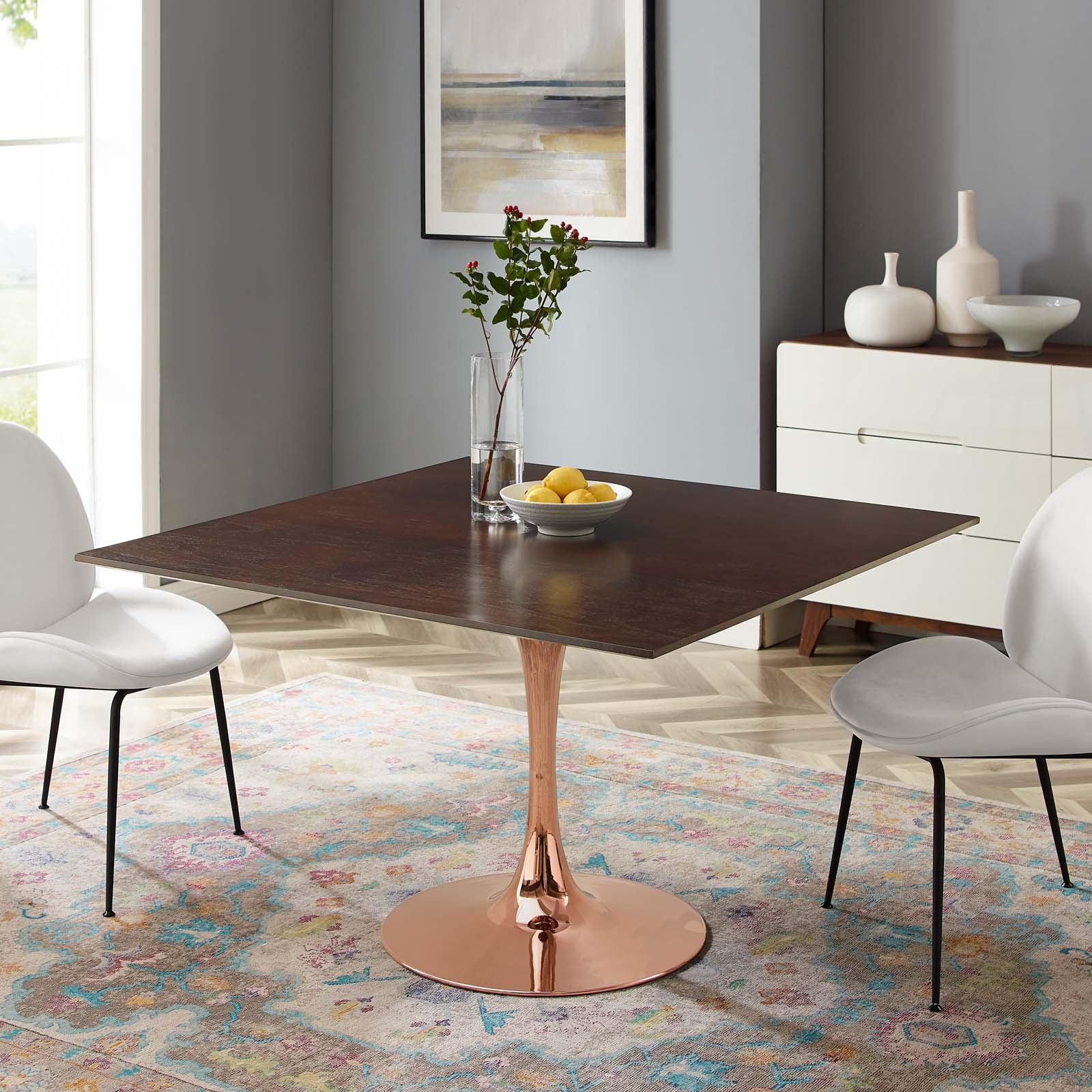 Lippa 47" Square Wood Dining Table By Modway - EEI-5269 | Dining Tables | Modishstore - 1