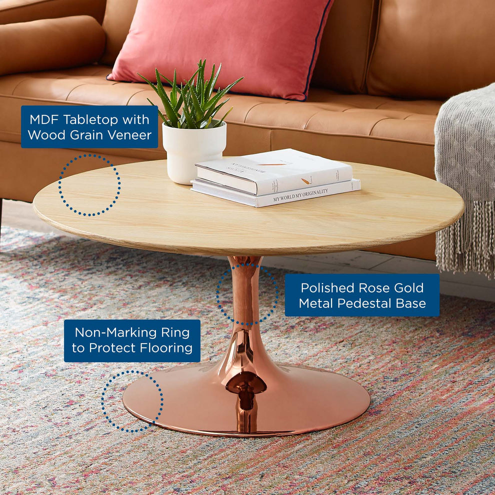 Lippa 36" Wood Coffee Table By Modway - EEI-5278 | Coffee Tables | Modishstore - 5