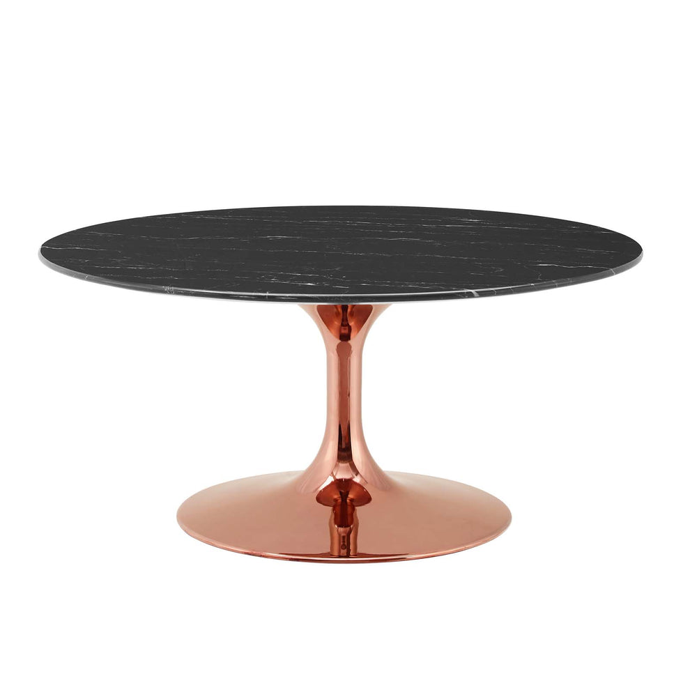 Lippa 36" Artificial Marble Coffee Table By Modway - EEI-5281 | Coffee Tables | Modishstore - 2